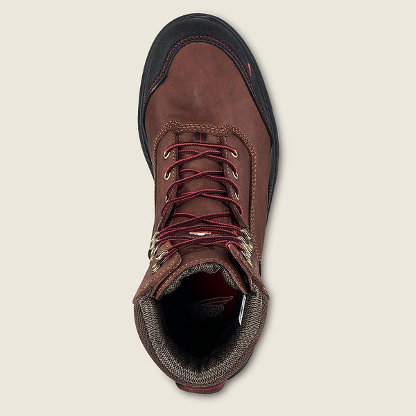 Safety Støvler Herre - Red Wing Brnr Xp - 8-Inch Waterproof Csa Toe - Brune/Sort - HCMUIF-587